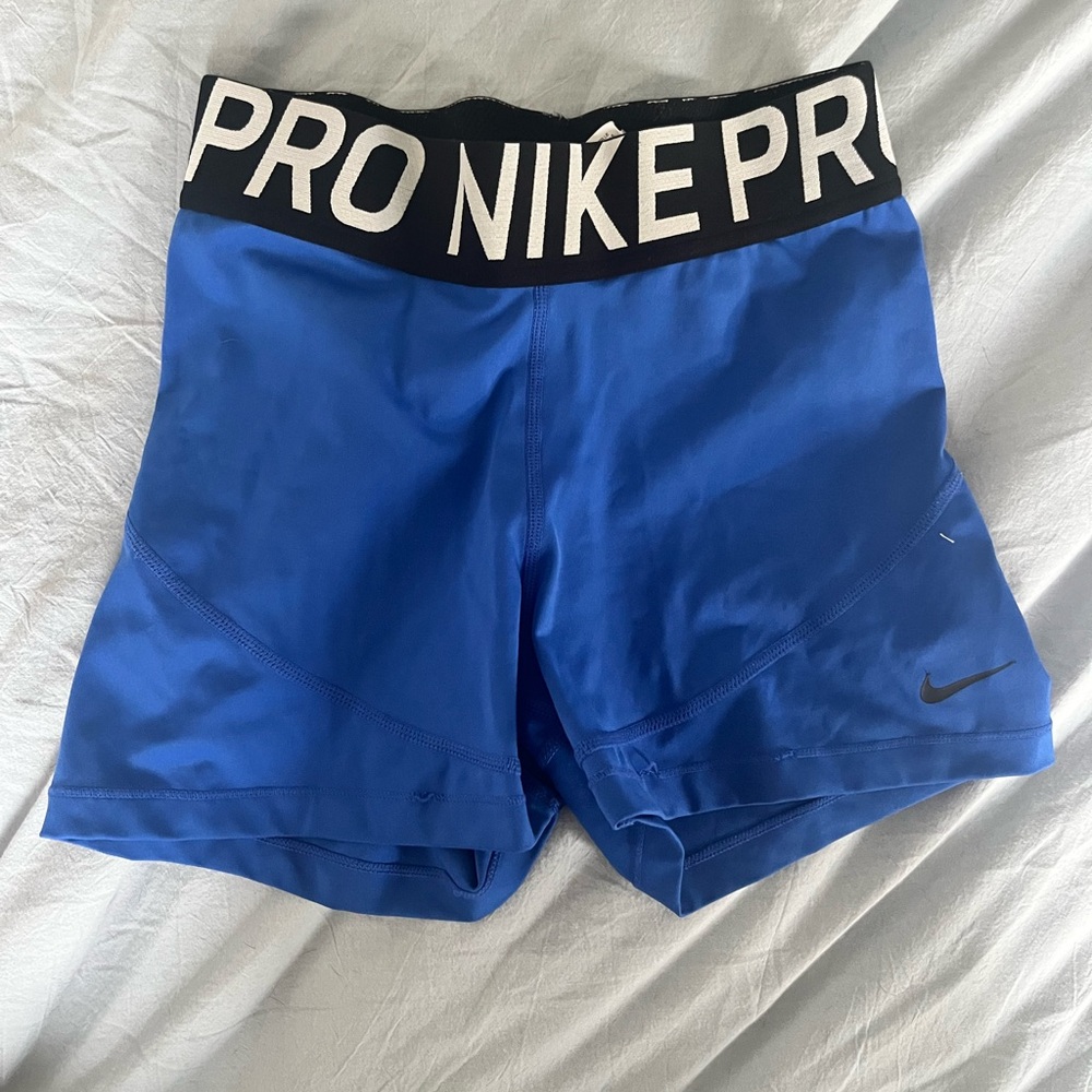 Nike Pro Women's Blue Shorts